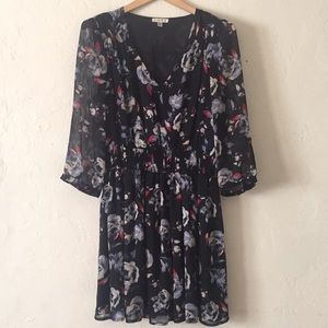 Urban Outfitters COPE Elastic waist long slv dress